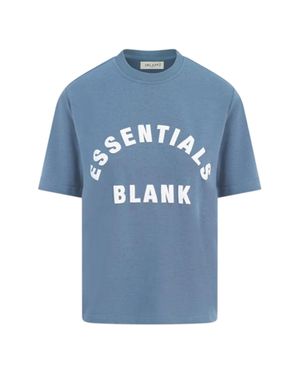 Blank Essentials T-Shirt Für Damen, Übergroßer Boyfriend (Orionblau)