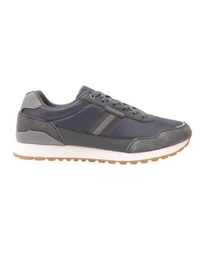 Kappa "Draydon" Logo Sneaker Für Herren, Wildleder, Niedrig Geschnitten (Dunkelgrau)