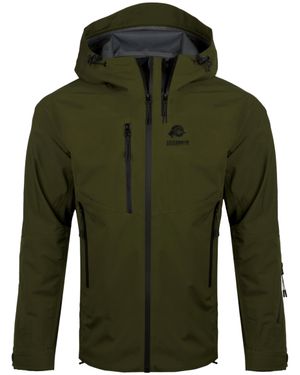 GUGGEN Mountain Damen Wanderjacke 3-Lagen Hardshell - Grün