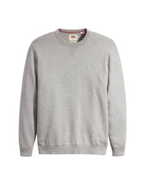 Levi's Pullover Top Für Herren, Rundhalsausschnitt (Grauheide)