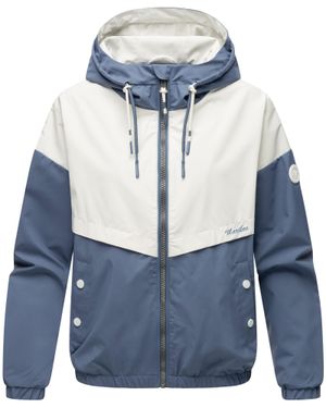 Marikoo Damenjacke Liubkaa – Leicht, Sportlich & Mit 70S-Flair - Blau