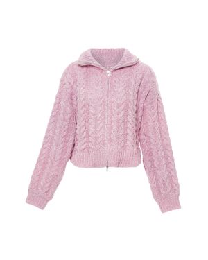 myMo Strickjacke Damen - Pink