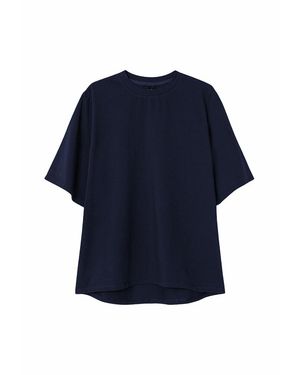 Basiclo Oversized Premium T-Shirt Marineblau