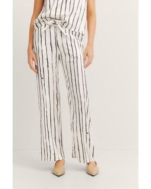 Bugatti Damen Hose Mit Dehnbarem Bund - Weiß