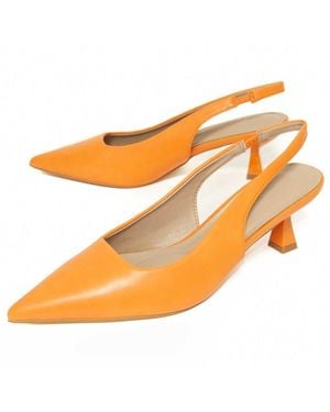 Montevita High Heel Schuh Mit Offenem Absatz Und Geschlossener Spitze - Orange