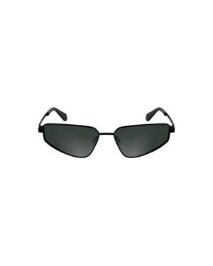 Calvin Klein Cat-Eye-Sonnenbrille Mit Metallrahmen - Schwarz