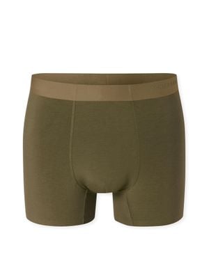 Schiesser Herren Trunk Modern Bondedunterhose, Unterwäsche, Boxer Trunk - Grün