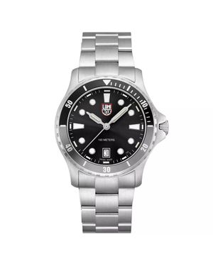 Luminox Graue Edelstahl-Sportuhr - Mettallic