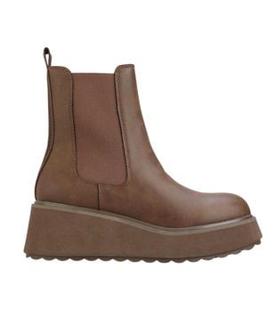 Rocket Dog "Heyday" Stiefeletten Für Damen, Plattform-Absatz - Braun