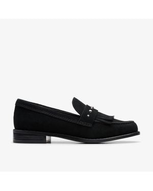 Clarks Hana Loafer Sde Schuhe - Schwarz