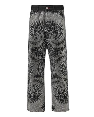 Philipp Plein Jeans Tie Dye - Schwarz