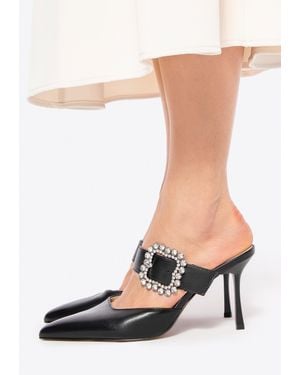 Wittchen Damen-Pumps Aus Leder Mit Stilettoabsatz, Naturleder - Weiß