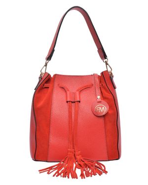 Roberta M Ledertasche Aus Rindsleder - Rot