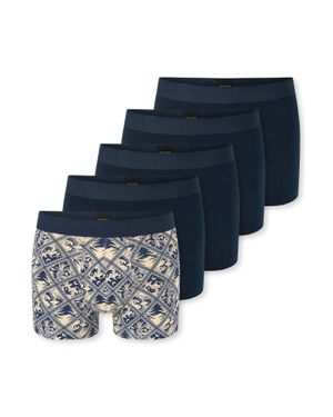 Schiesser Herren Trunk 955Unterhose, Unterwäsche, Boxer Trunk - Blau