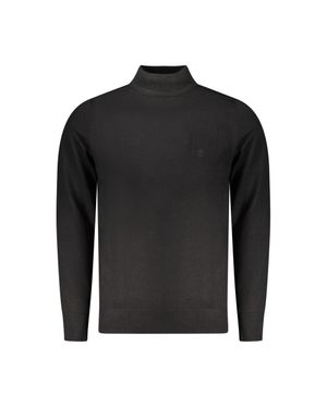 COVERI MOVING Viskose Herrenpullover - Schwarz