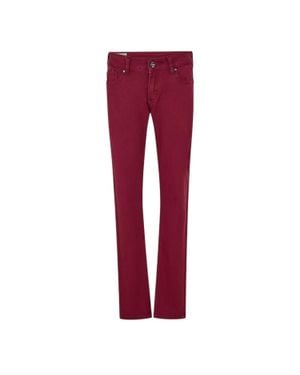 Criminal Damage Jeans Für Herren (Weinrot)