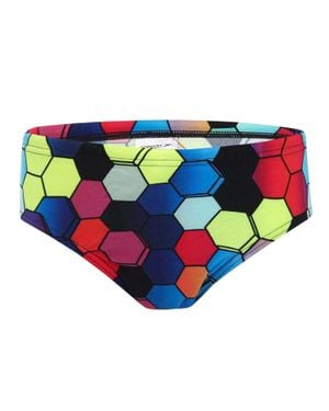 Speedo Schwimmshorts Für Herren, Vollständige Abdeckung (Bunt) - Blau
