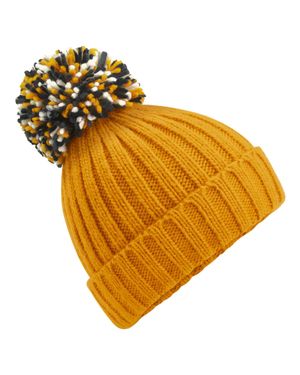 BEECHFIELD® "Hygge" Mütze Für Herren/Damen (Senfgelb) - Orange