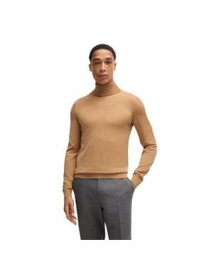 BOSS "Musso-P" Pullover Für Herren (Mittelbeige) - Orange