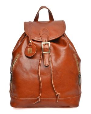Anna Luchini Rindsledertasche - Braun