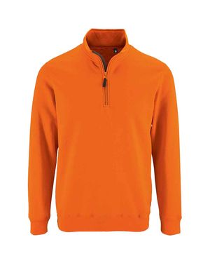 Sol's "Stan" Pullover Stehkragen Für Herren - Orange