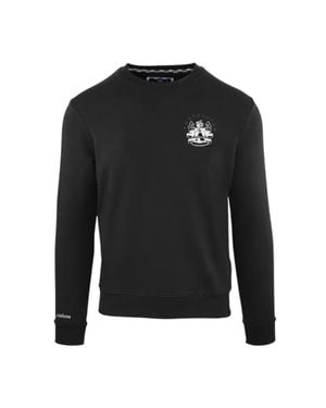 Aquascutum Sweatshirt Für Herren, Rundhalsausschnitt - Schwarz
