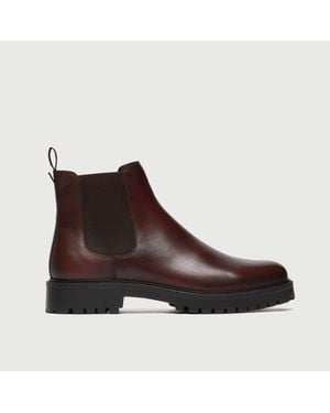 Walk London Sean Chelsea Boot - Brown