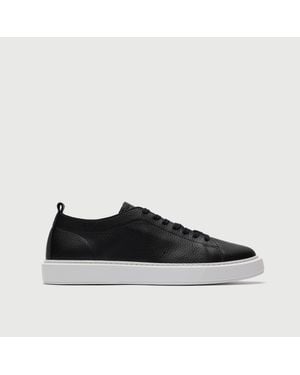 Walk London Wimbledon Trainer - Black