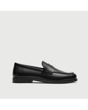Walk London Marylebone Saddle Loafer - Black