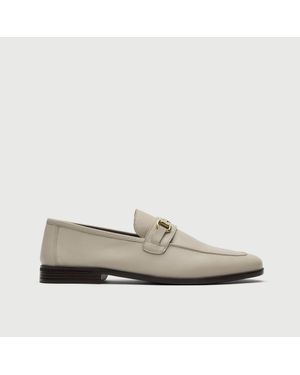 Walk London Naples Trim Loafer - White