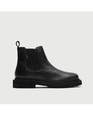 Walk London Hackney Chelsea Boot - Black