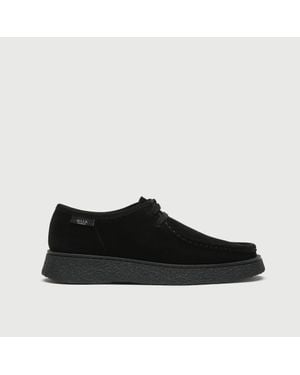 Walk London Carnaby Apron Shoe - Black
