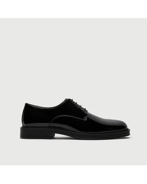 Walk London Vincent Derby Shoe - Black