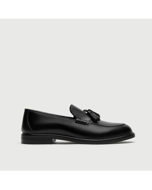 Walk London Putney Tassel Loafer - Black