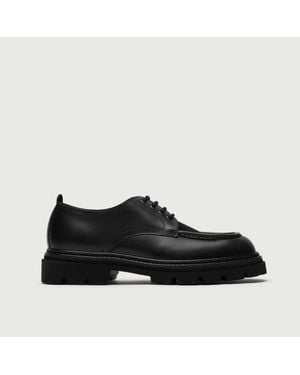Walk London Farringdon Apron Shoe - Black