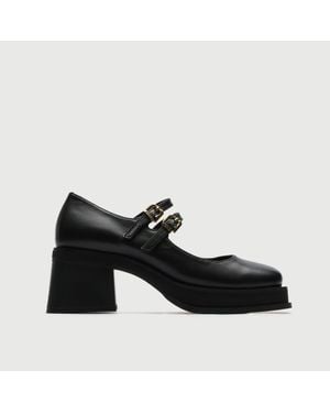 Walk London Lily Mary Jane - Black