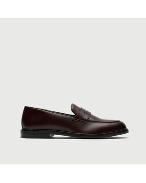 Walk London Putney Saddle Loafer - Black
