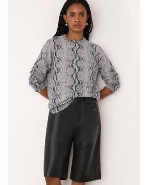 Whistles Wool Crew Neck Knit - Grey