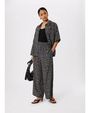 Whistles Petite Woven Grid Crop Trouser - Multicolour