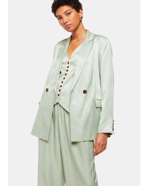Whistles Rita Luxe Blazer - Grey