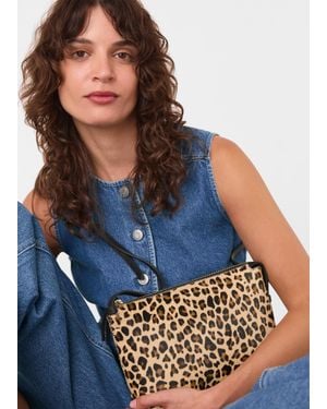 Whistles Kaia Zip Top Crossbody Bag - Blue
