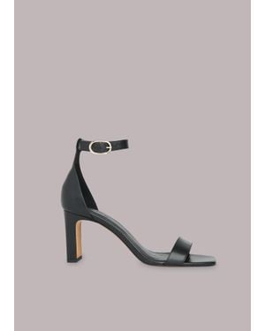 Whistles Lena Heeled Sandal - Black