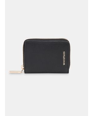 Whistles Koa Compact Purse - Black