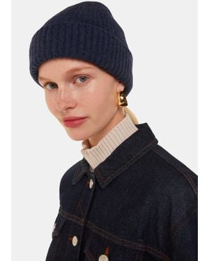 Whistles Lambswool Hat - Blue