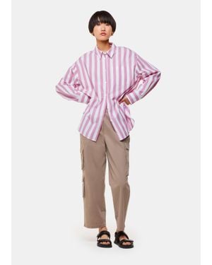 Whistles Phoebe Casual Utility Trouser - Pink