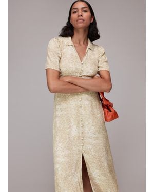 Whistles Rowan Hyena Spot Midi Dress - Multicolour