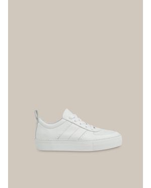 Whistles Anna Snake Deep Sole Trainer - Natural
