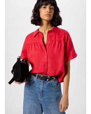Whistles Gathered Linen Shirt