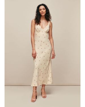 Whistles Romantic Floral Rachael Dress - Natural