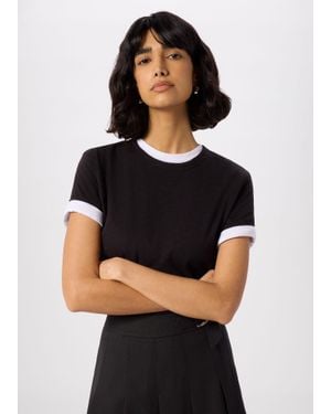 Whistles Emily Ultimate T-shirt - Black